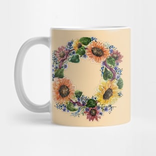 Sunflower Wreath Mug